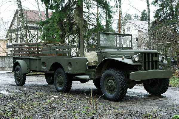 Dodge WC-51 T-214 Weapons carrier («Носитель вооружений»). 1944
